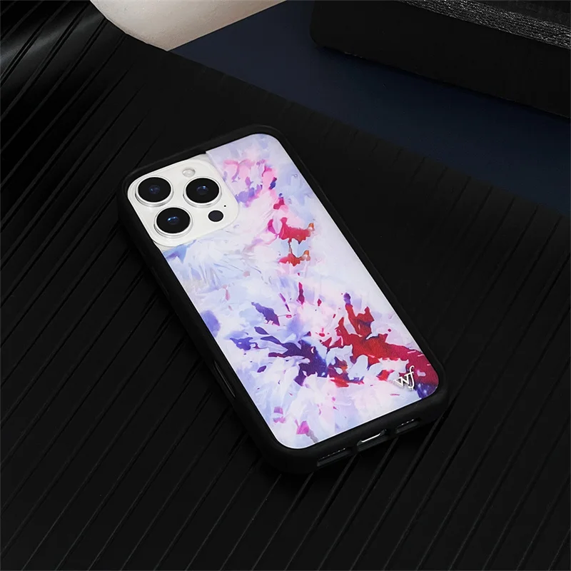 Wildflower 3D Girls colorful Boys Phone Case for iPhone 17 16 15 14 13 Pro Max 16pro 15pro WF Love Heart Cute Cartoon Cover