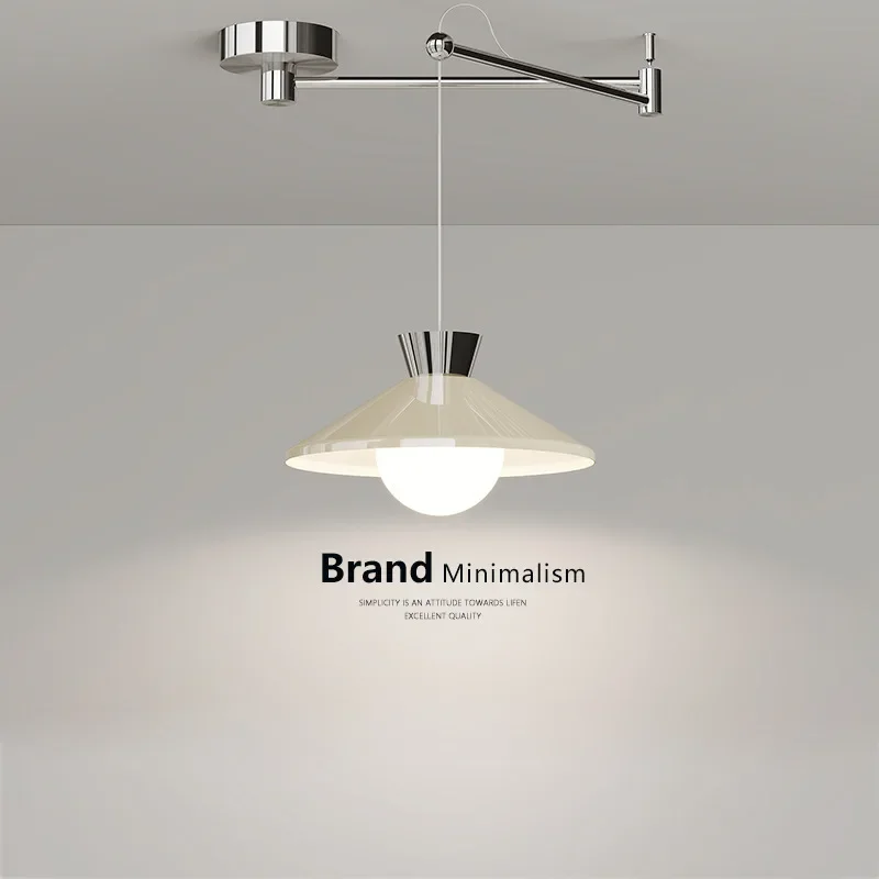 

SANDYHA Nordic Pendant Light Emovable Swing Ceiling Chandelier Arm Led Lamp Living Room Dining Table Lighting Bedroom Decoration