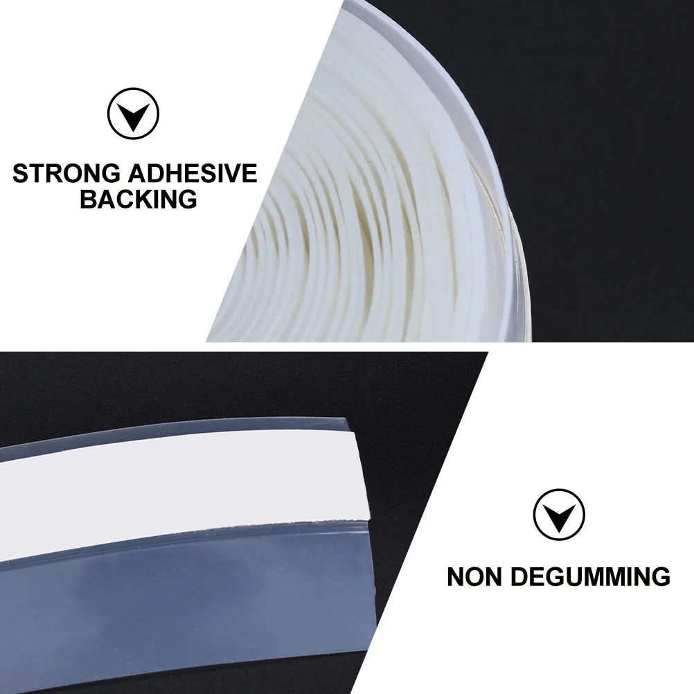 

1 Roll 35Mm Transparent Self Adhesive Door Window Seal Strip Waterproof Soundproof Silicone Sealing Tape Draft Blocker For Home