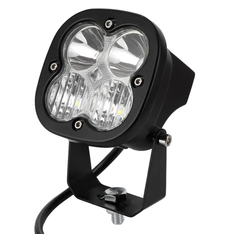 3.1in LED ضوء العمل 40W RGB 6000K مع قوس قابل للتعديل العالمي لسيارة دراجة نارية