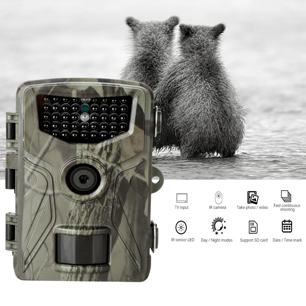 2704P 24MP Hunting Trail Camera Wildlife Night Vision Outdoor HC804A Wild Wireless Cameras Tracking Surveillance Cam Photo Traps