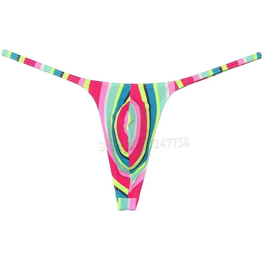 Men's Slim Pouch String Thong Underwear Penis Pouch Male Bikini Swim String Jockstrap Tangas