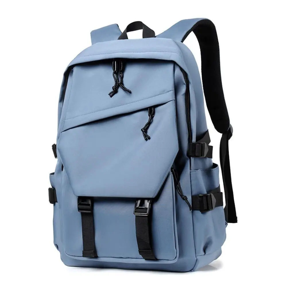 Große Kapazität Oxford Tuch Rucksack Wasserdicht Multi-tasche Student Schultasche Einfarbig Freizeit Reise Rucksack College