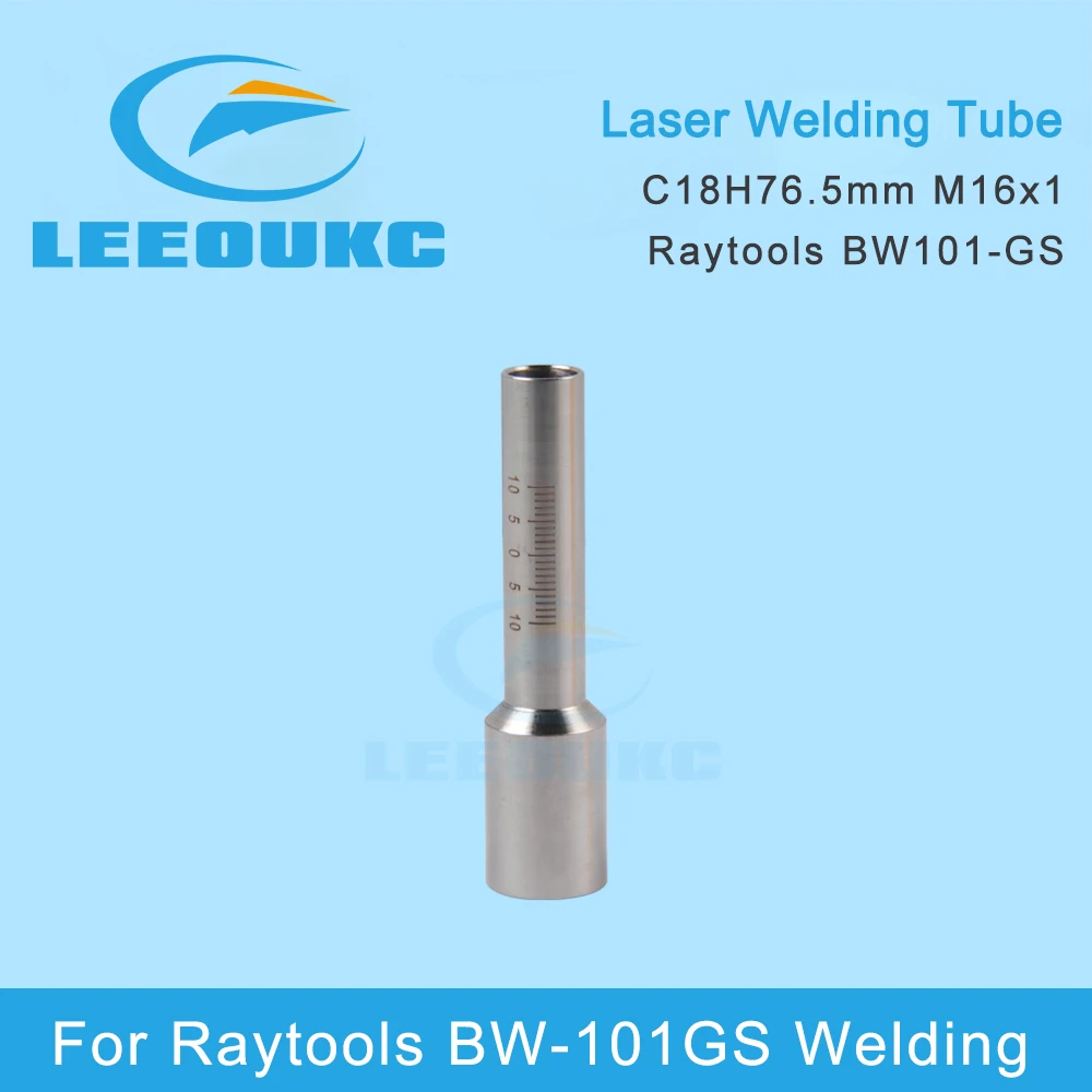 LEEOUKC Raytools BW101-GS Fiber Laser Welding Gun Nozzle Connecting Pipe Tube Laser Welder Head Nozzle Fixing Shaft