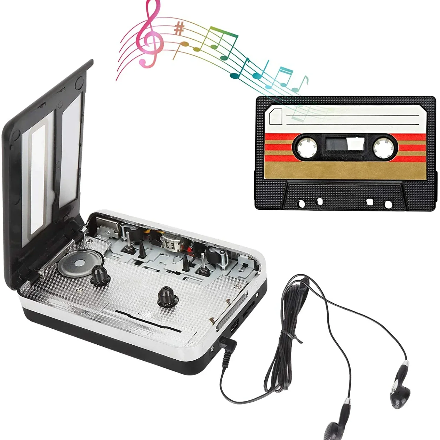 Newest Professional Audio Cassette Player Recorders Tape Walkman USB Cassette Player to MP3 Converter