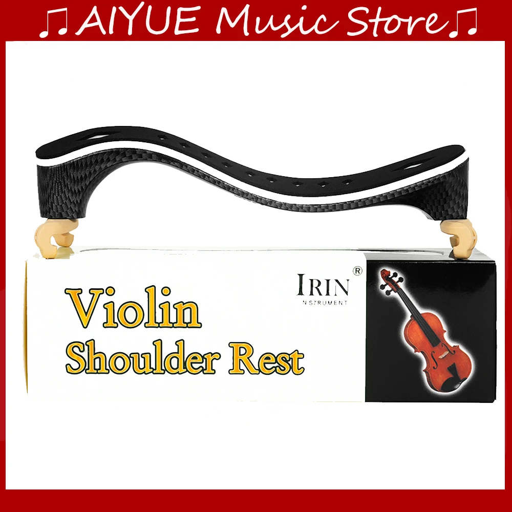 IRIN Violine Schulterstütze 4/4 Einstellbare Carbon Faser Violine Schulterpolster Verdickte Unterstützung Relief Instrument Zubehör Teile