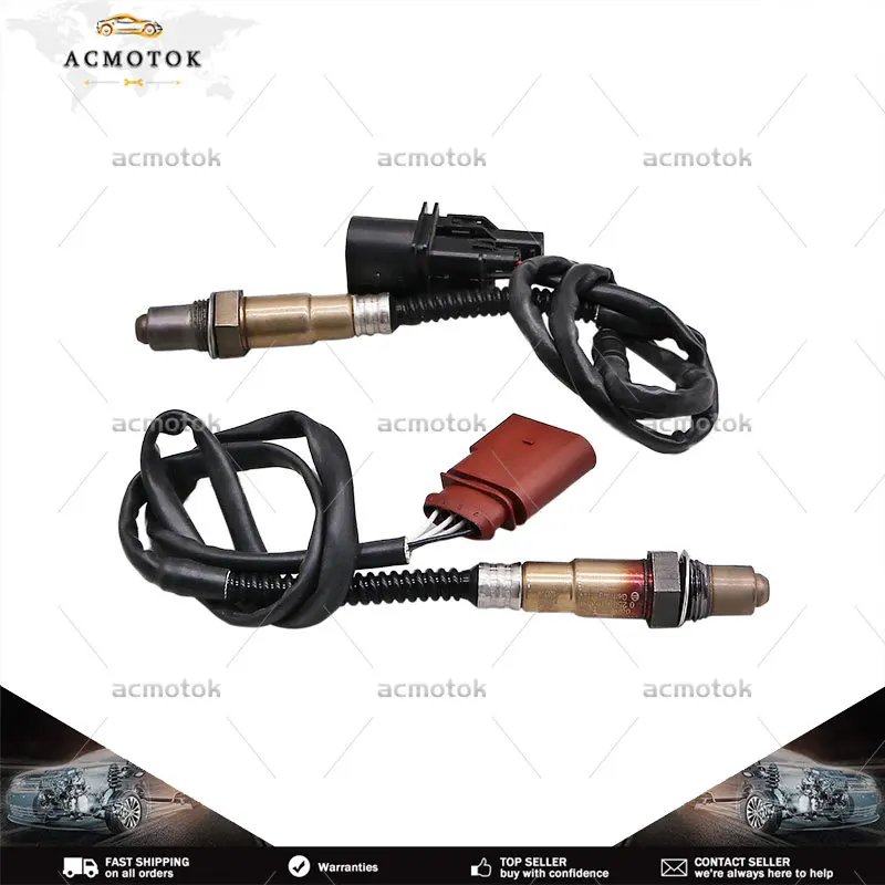 0258007057 1K0998262Q Upstream&Downstream Oxygen Sensor For 2001-2006 Audi A4 1.8L A8 4.2L Volkswagen Beetle Golf Jetta 1.8L