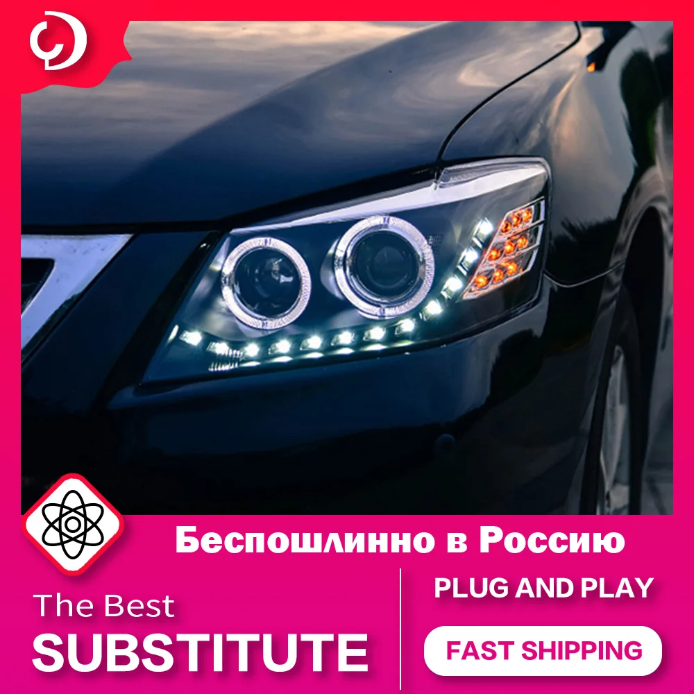 

AKD Car Styling Headlights for Toyota Camry 2009-2011 LED Headlight DRL Running Turn Signal Light Led Projector Auto Accessories