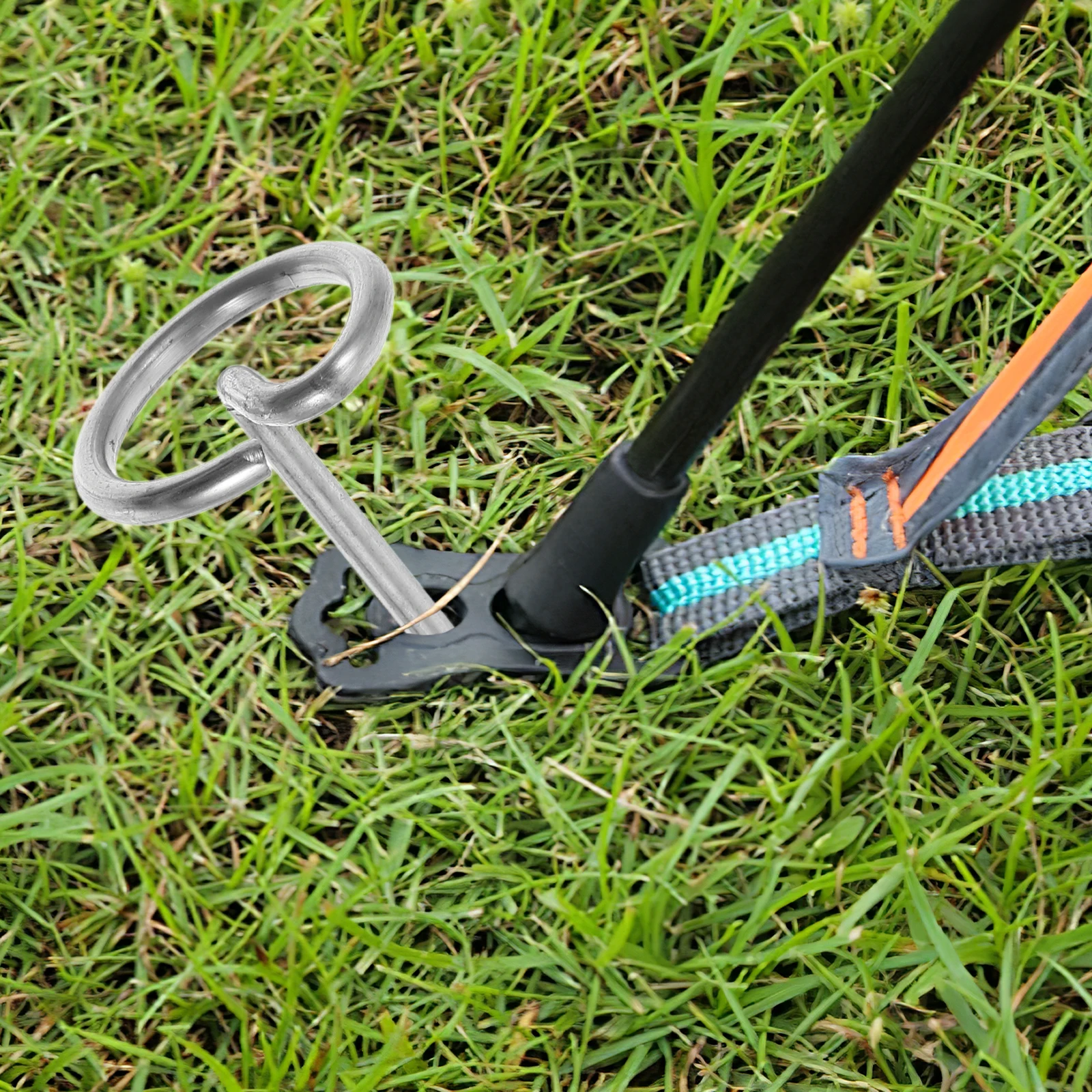 

20pcs Metal Tent Heavy Duty Ground For Beach Garden Landscape Fabric Pins Reusable Yard Sand Tent Stake Gardening