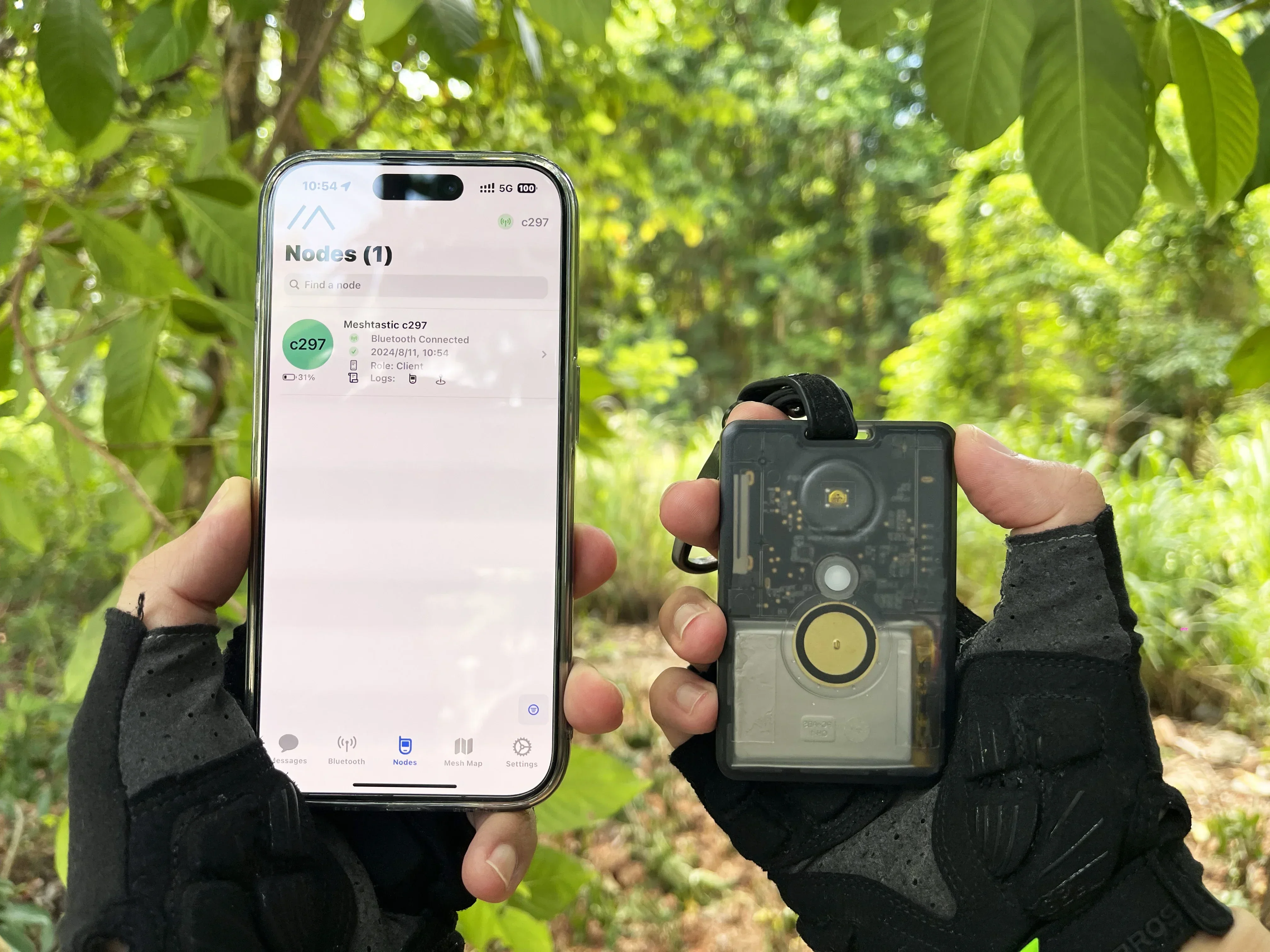 GPS CardTracker Meshtastic Lora SenseCAP T1000-E 868mhz-915mhz Antena Channel IP65 BLE 5.0 Thread Zigbee For Hiking or Camping