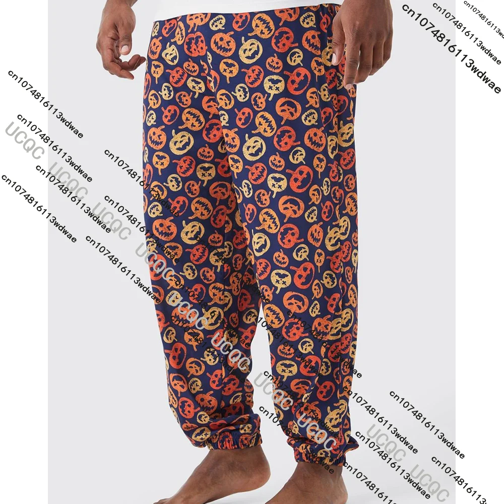 

Новые мужские брюки с тыквой на Хэллоуин, праздничный подарок, спортивные повседневные брюки, специальное издание с 3D принтом, спортивные дышащие свободные спортивные штаны