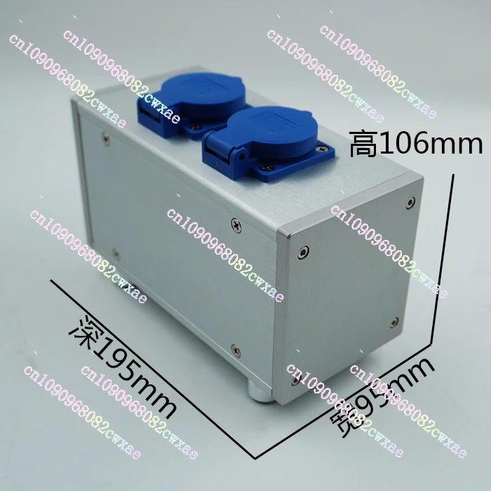 

Fever Audio 95 All-Aluminum Power Amplifier Chassis European American Standard Power Filter Shell Socket Plug Panel