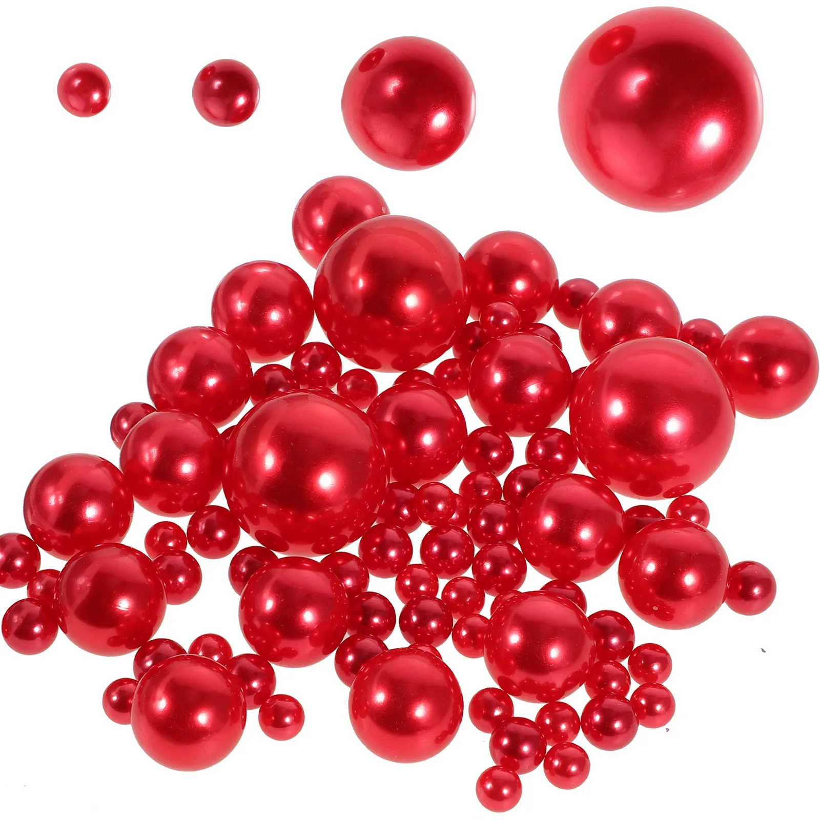 

125 Pcs Pearl Vase Decoration Jewelry Making Faux Crafts Elegant Abs Wedding Lightweight Pearls