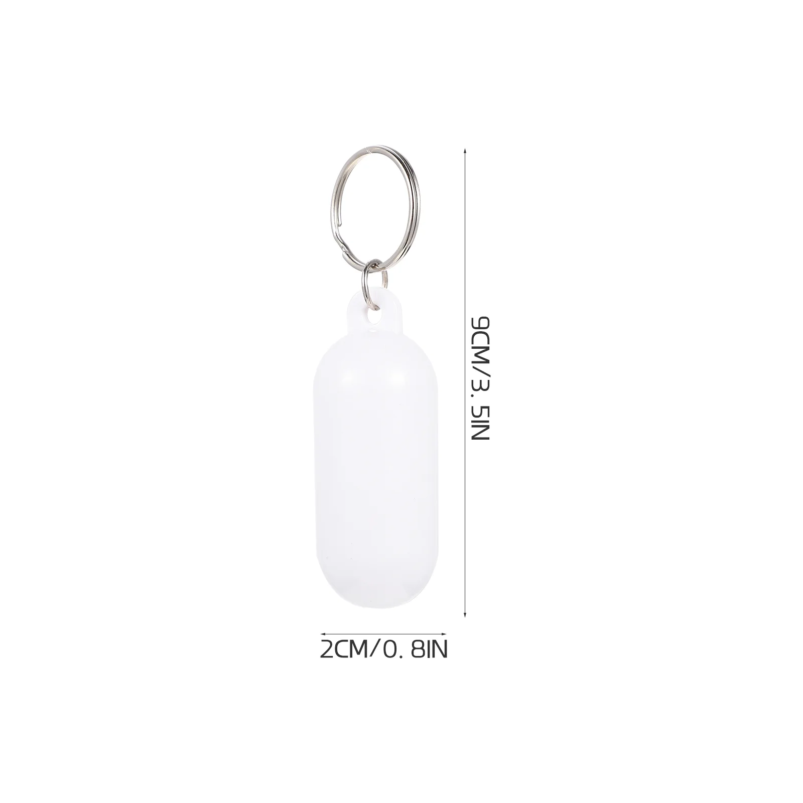 6 Pcs Floating Key Ring Water Sports Keychain Pendant Bag Keyrings Marine Boat Alloy Boating Keychains