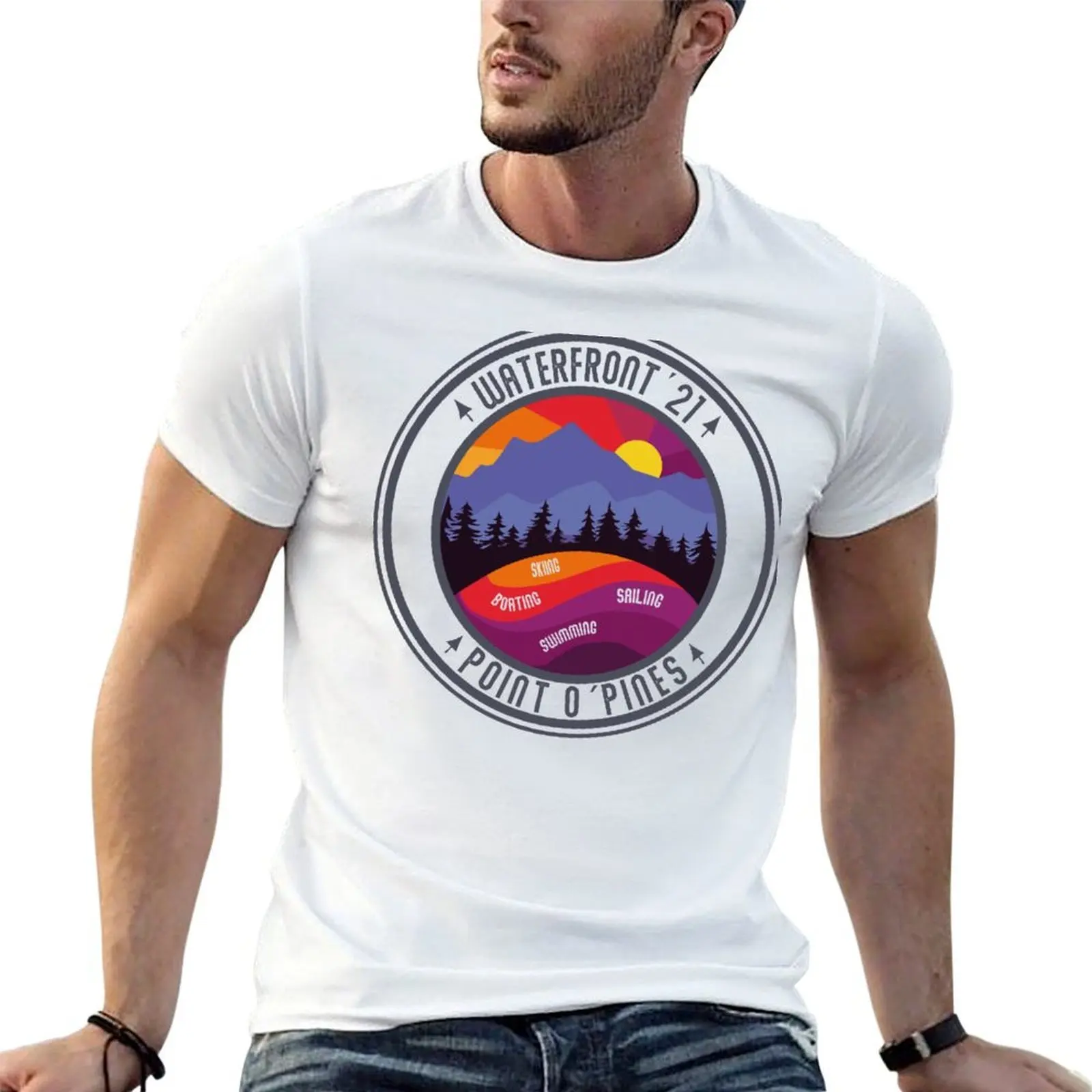 

Waterfront 21 T-Shirt t shirts for man pack cotton cotton t shirts man 100% T-Shirt