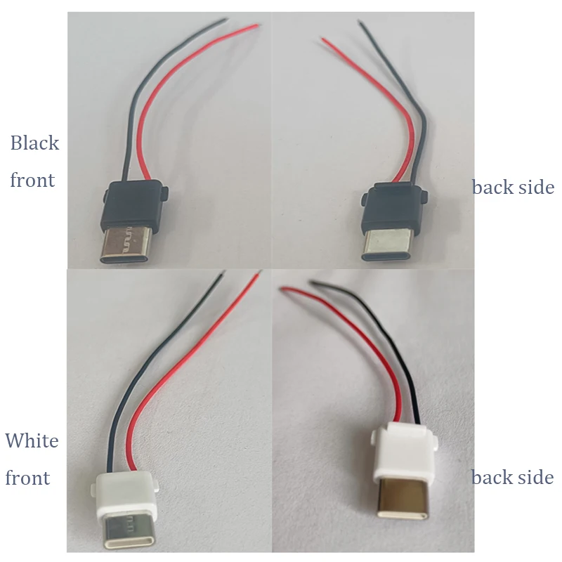 1/3/5/10 Stück Typ-C Stecker mit Widerstand Kondensator Typ-C Modifizierter Stecker für Mobiltelefon Powerbank Spezialanschluss C-Port – Detail 5