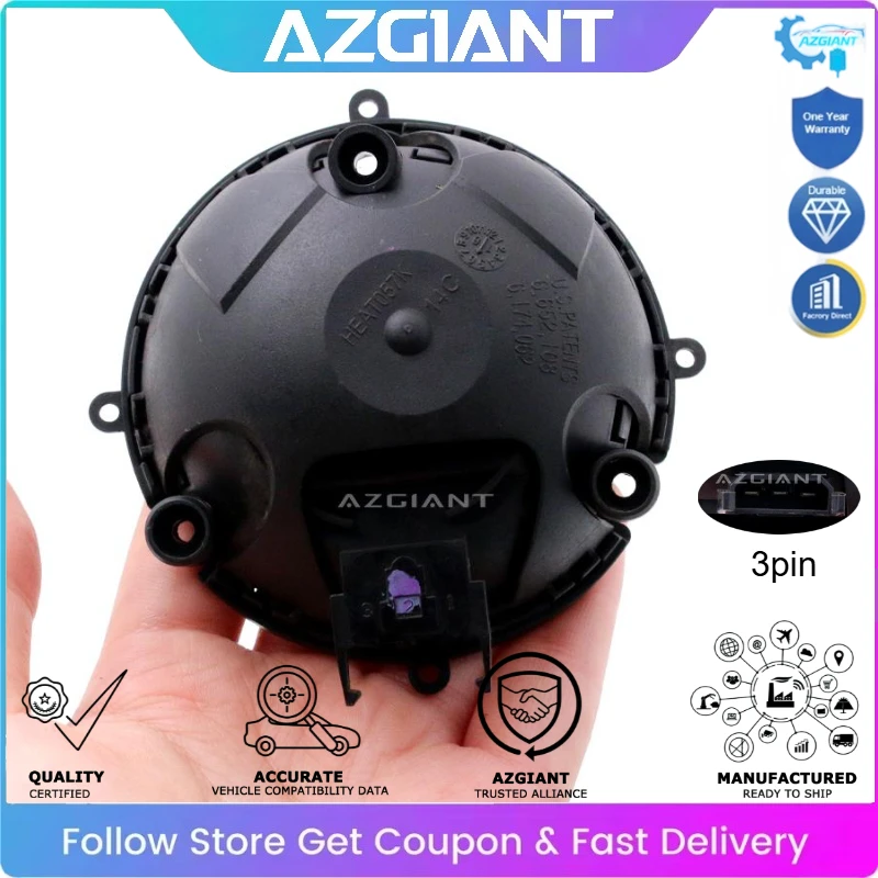 

AZGIANT DC 12V Mirror Adjustment Motor 3-pin for Audi A3 A4 A5 A6 Q5 Q7 SQ5 Replacement Car Exterior Mirror Glass Actuator