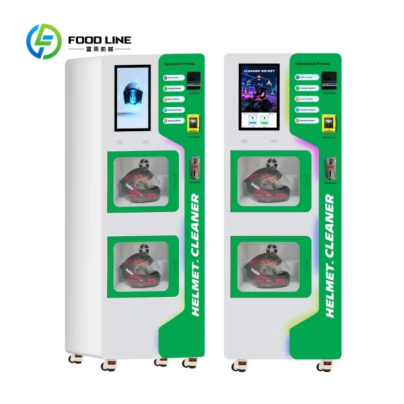 Customize Commercial Automated Self-Vending Machine For Cleaning Motorcycle Bike Sneakers Helmets With Drying Feature Best Price