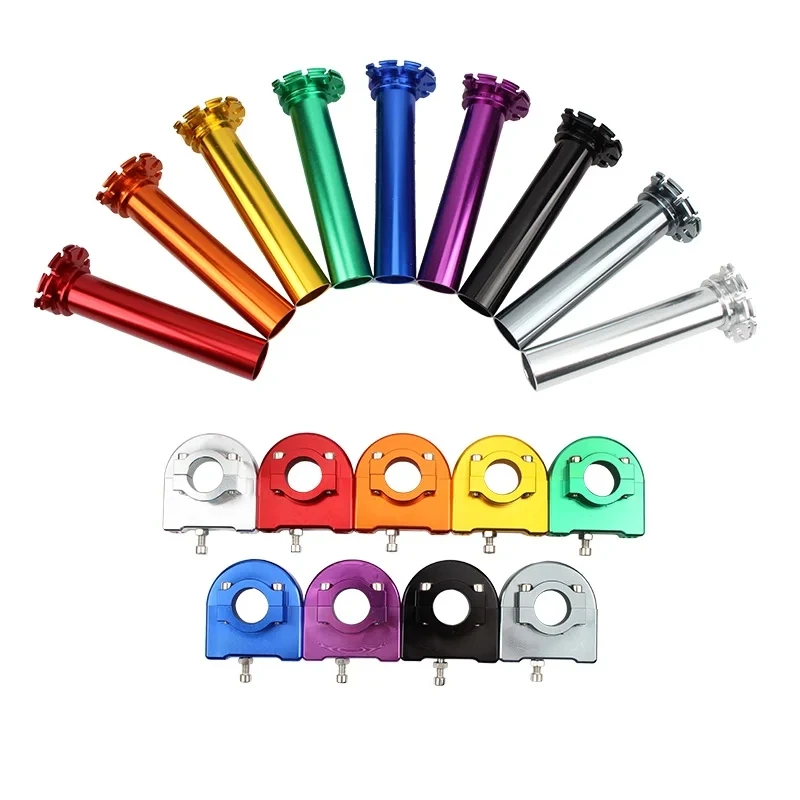 

Poignée d'accélérateur en aluminium, 7/8 pouces, 22mm, torsion, Action rapide, réglage de l'accélérateur au gaz avec câble