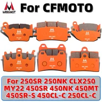 MRRANGT Kit de pastillas de freno cerámicas de alto rendimiento para CFMOTO 450SR 450NK 450MT 450SR-S 450CL-C 250SR 250NK CLX250 250CL-C