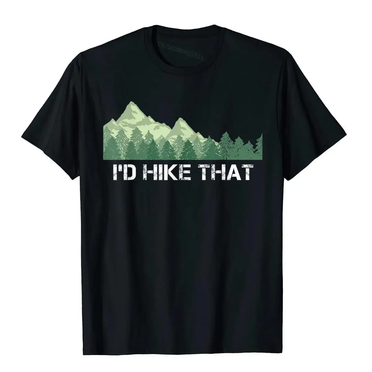 

Funny Hiking Shirt I'd Hike That Outdoor Camping Gift Prevalent England Style Tops Tees Cotton T Shirts For Students Funny