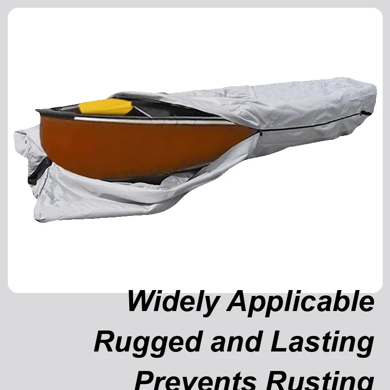 

For Canoe For Kayak Full-Cover Boat Protection Dustproof Canoe Cover Water Sports Full Coverage Fishing Boat Cover