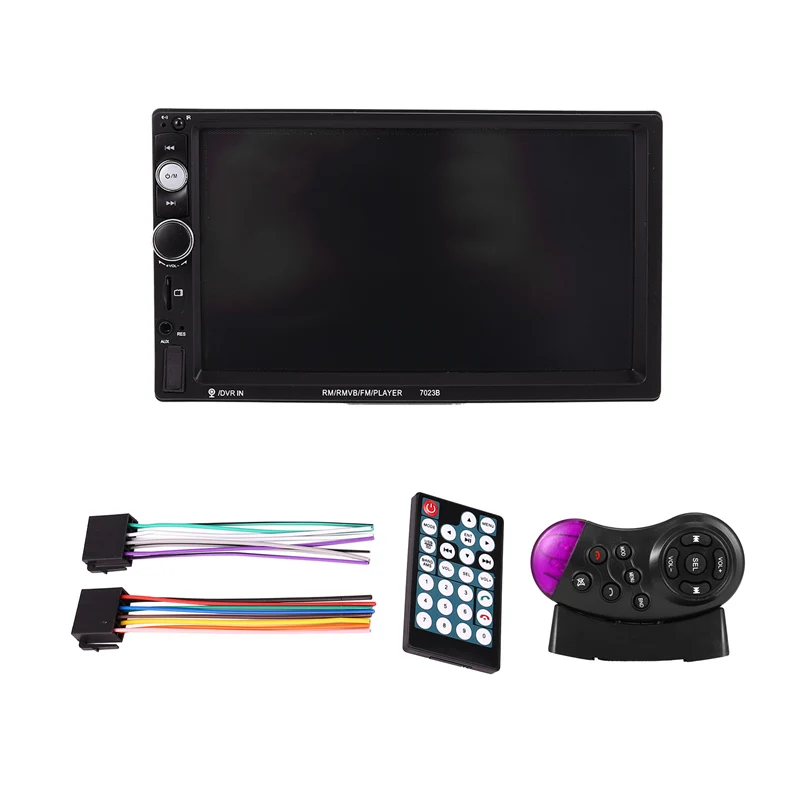 7 Inch Double Din Car Stereo Audio Bluetooth MP5 Player USB FM Multimedia Radio Support Mobile Phone Synchronization