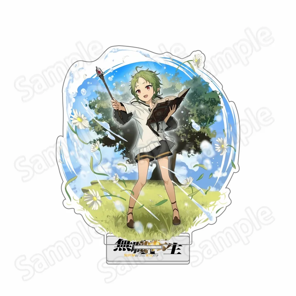 Mushoku Tensei Jobless Reincarnation Acrylic Stand keychain Figure Rudeus Roxy Sylphiette Anime Character Desk Decor Collection