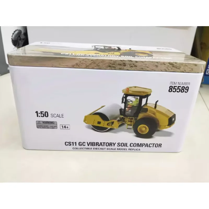 DM Diecast Scala 1:50 CS11 GC Soil Vibrante Compactor Lega di Ingegneria Modello di Auto 85589 Collezione Souvenir Display Regalo