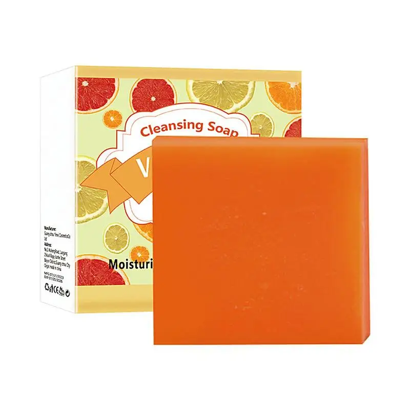 

Skin Lightening Soap Vitamin C Soap Bar For Face & Body Brightening Cleanser Black Spot Remover Skin Lightening For Dark Skin