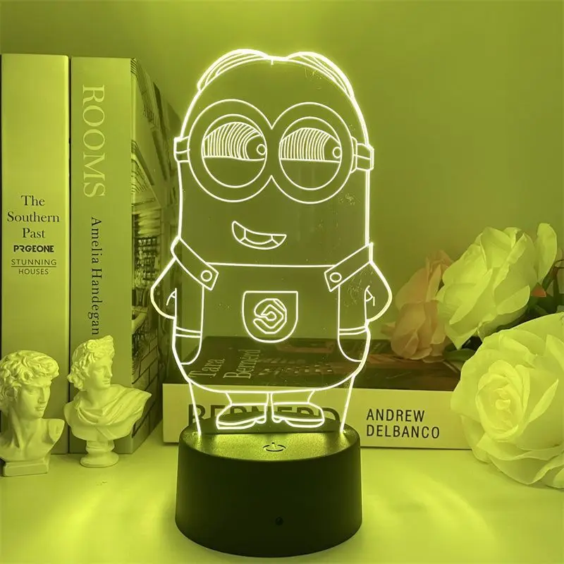 Minion usb NIGHT LIGHT Power supply Hand office desktop decoration high appearance level small lamp room decoration glow