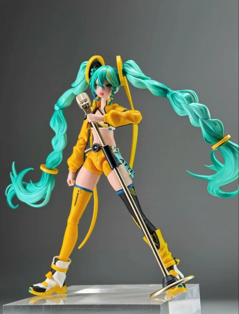 

In Stock Original Blokees X Miku Anime Action Trendy Figure Model Collection Festival Surprise Birthday Gift Toys For Friends ﻿