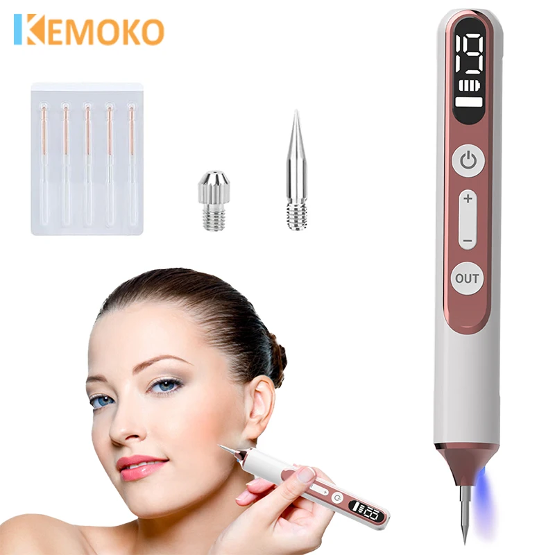 

Electric Laser Plasma Pen Skin Tag Remover Wart Berrugas Eliminator Papillomas Freckle Dark Spot Mole Dot Nevus Tattoo Removal