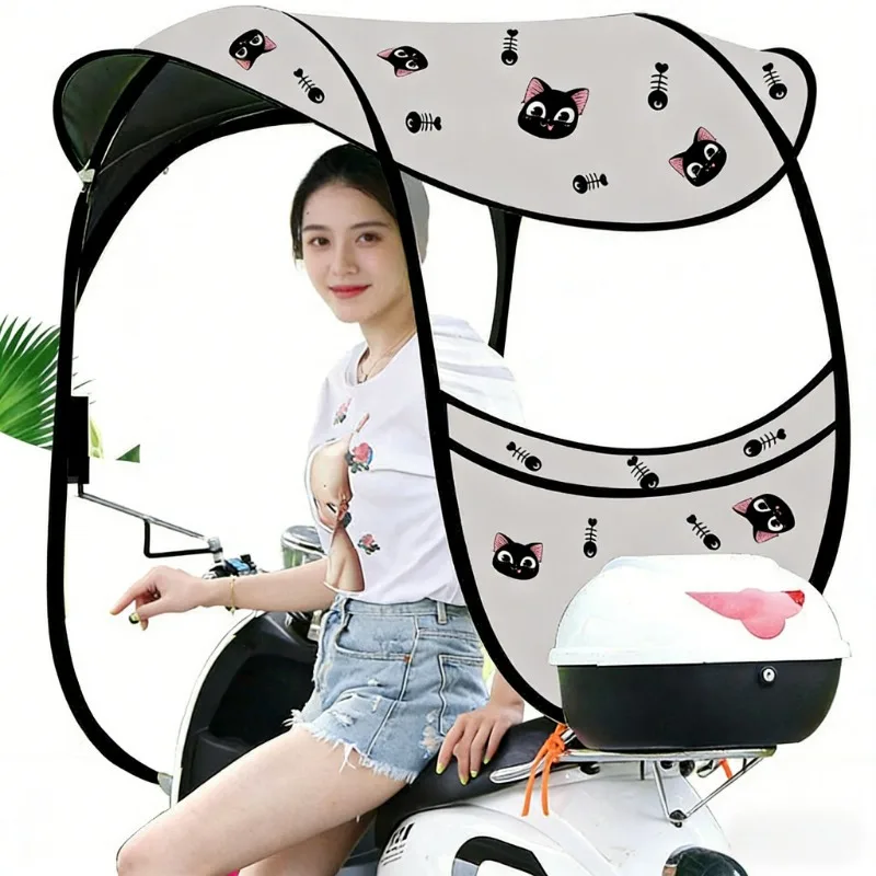 

Новый электрический солнцезащитный и дождевой тент для электросамокатов и трициклов, усиленный, утолщенный, ветрозащитный и водонепроницаемый чехол