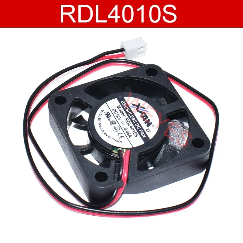 

New For X.Fan RDL4010S 12V 0.06A 40*40*10MM Two Pins Cooling Fan