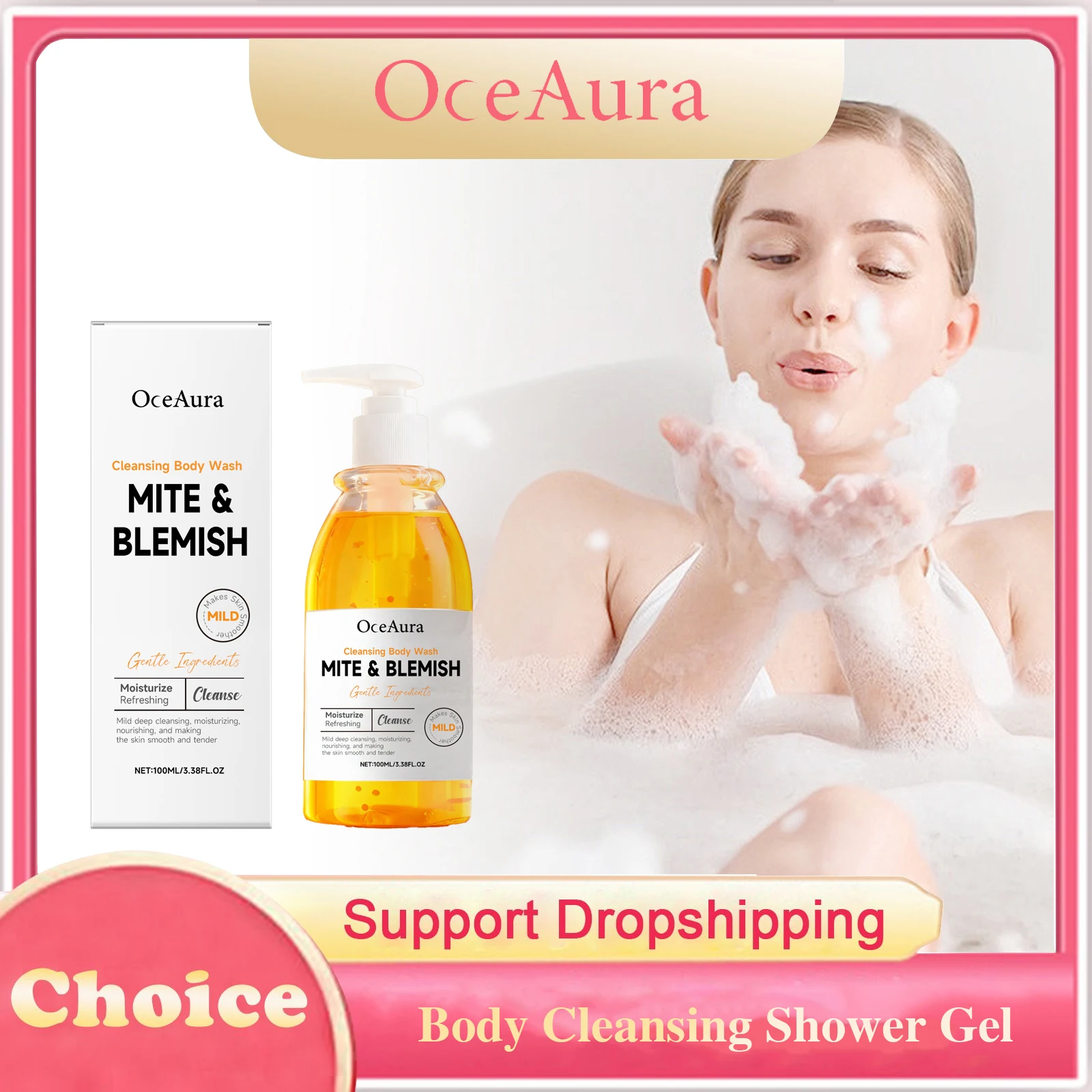 

Body Cleansing Shower Gel Eliminate Sweat Odor Barrier Protection Exfoliating Hydrating Relaxing Smoothing Refreshing Body Wash