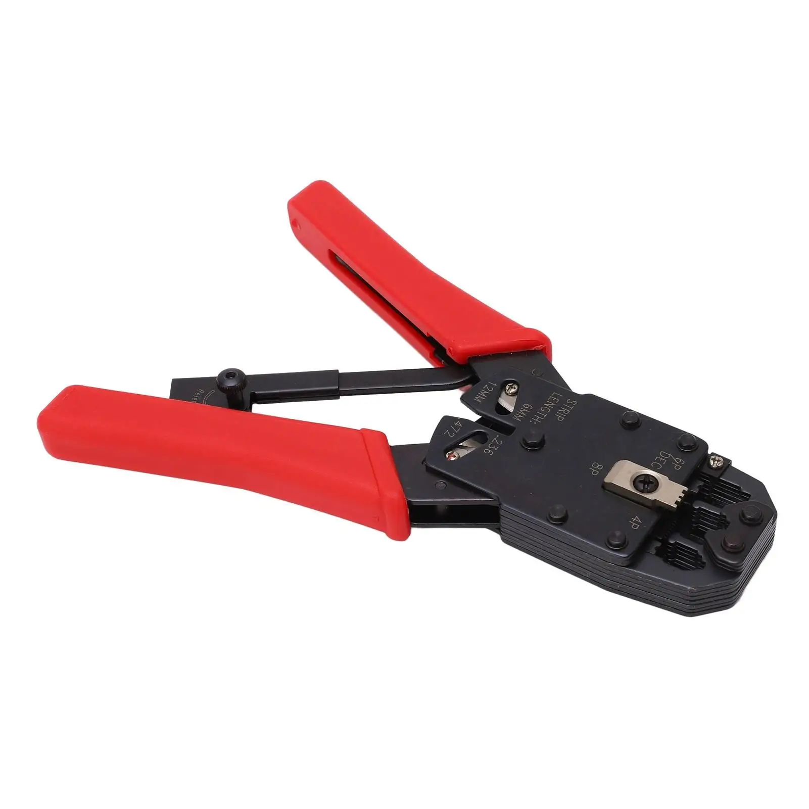 Alta Eficiência Ratchet Crimping Tool, Multi-Use Stripper Alicate, Fácil Crimpagem & Stripping