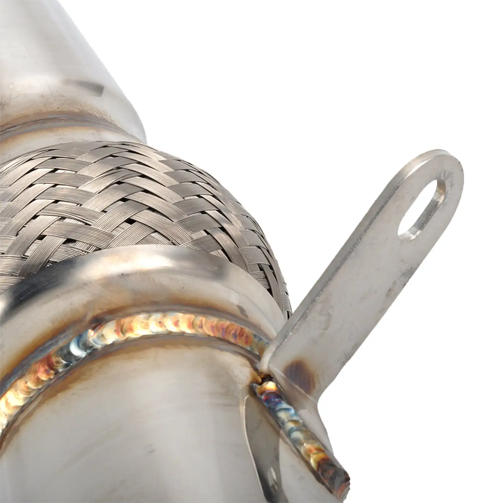 Punta de escape de bajada de escape Turbo personalizada de 3,5 pulgadas con silenciador para BM N55 535i 640i 740Li F01/F10/F11/F07 F12/F13