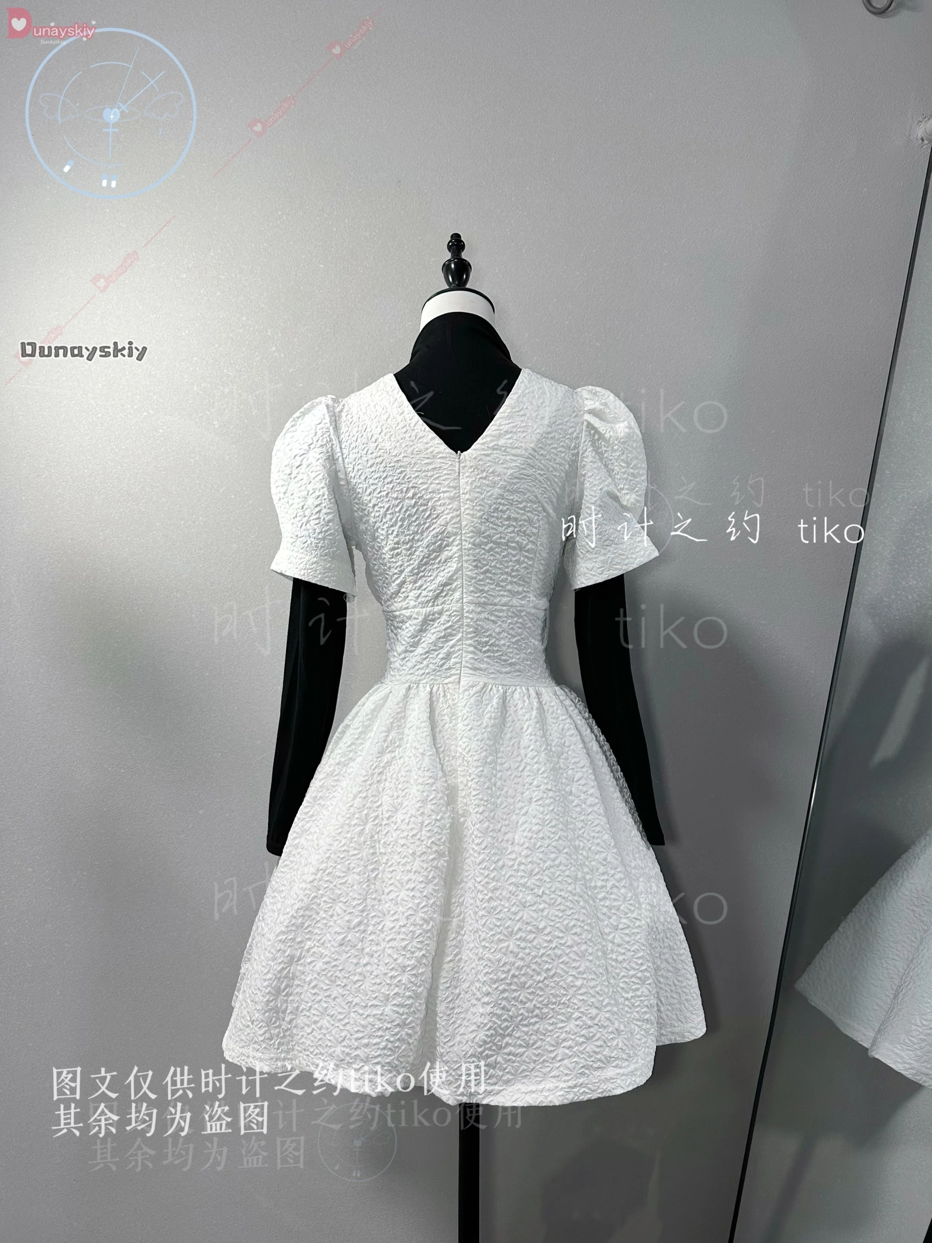 Anime Komatsu Nana Cosplay Costume NANA Working Clothes White Puffed Sleeve Waist Dress Daily Outfit Role Play 25Halloween Party