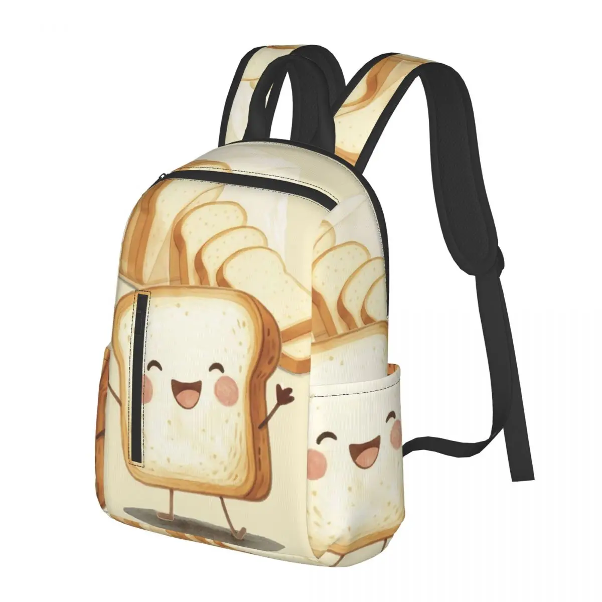 

Baking Toast Student Backpack School Bag Hiking Travel Daypack for Men Women Bookbag Shoulder Bags