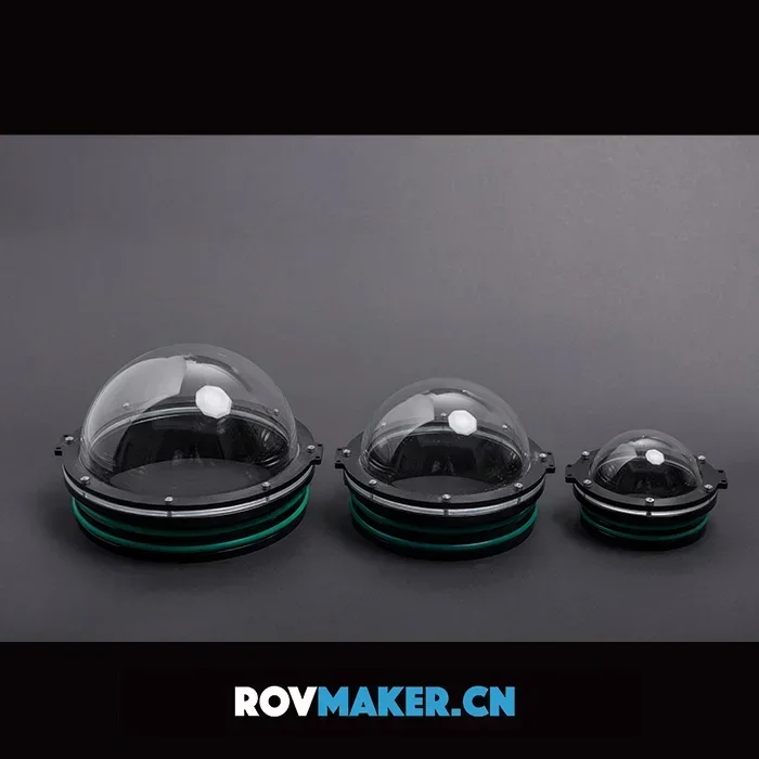 ROVMAKER Acryl/PC Dome Cover Onderwater Fotografie Gimbal Sferische Buitendiameter 90/110/130/160mm voor ROV Robot