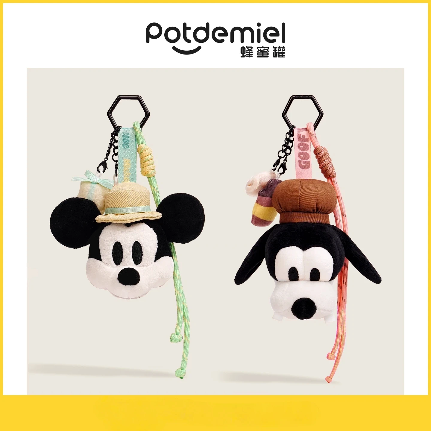 

Аутентичный Spot Potdemiel Honey Can Гуфи Дональд Дак, плюшевая кукла, сумка, подвеска, высокая красота, подарок-сюрприз на день рождения, отправить другу