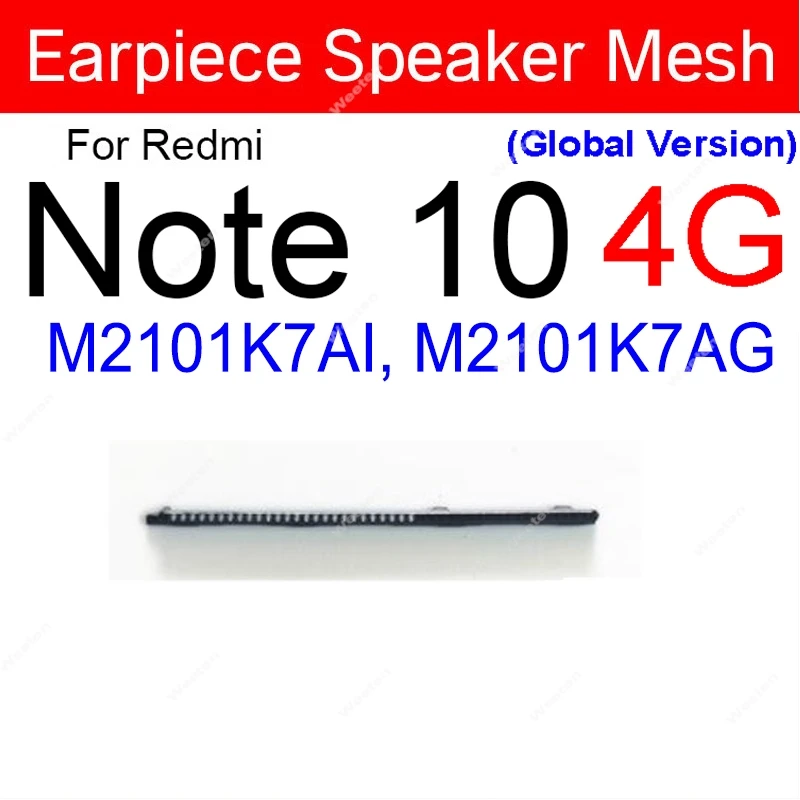Earpiece Speaker Mesh Anti dust For Xiaomi Redmi Note 7 8 8T 9 10 Pro 4G 5G Grill Net For Redmi 9A 9T 9S K20 K30 Pro Prime image 2