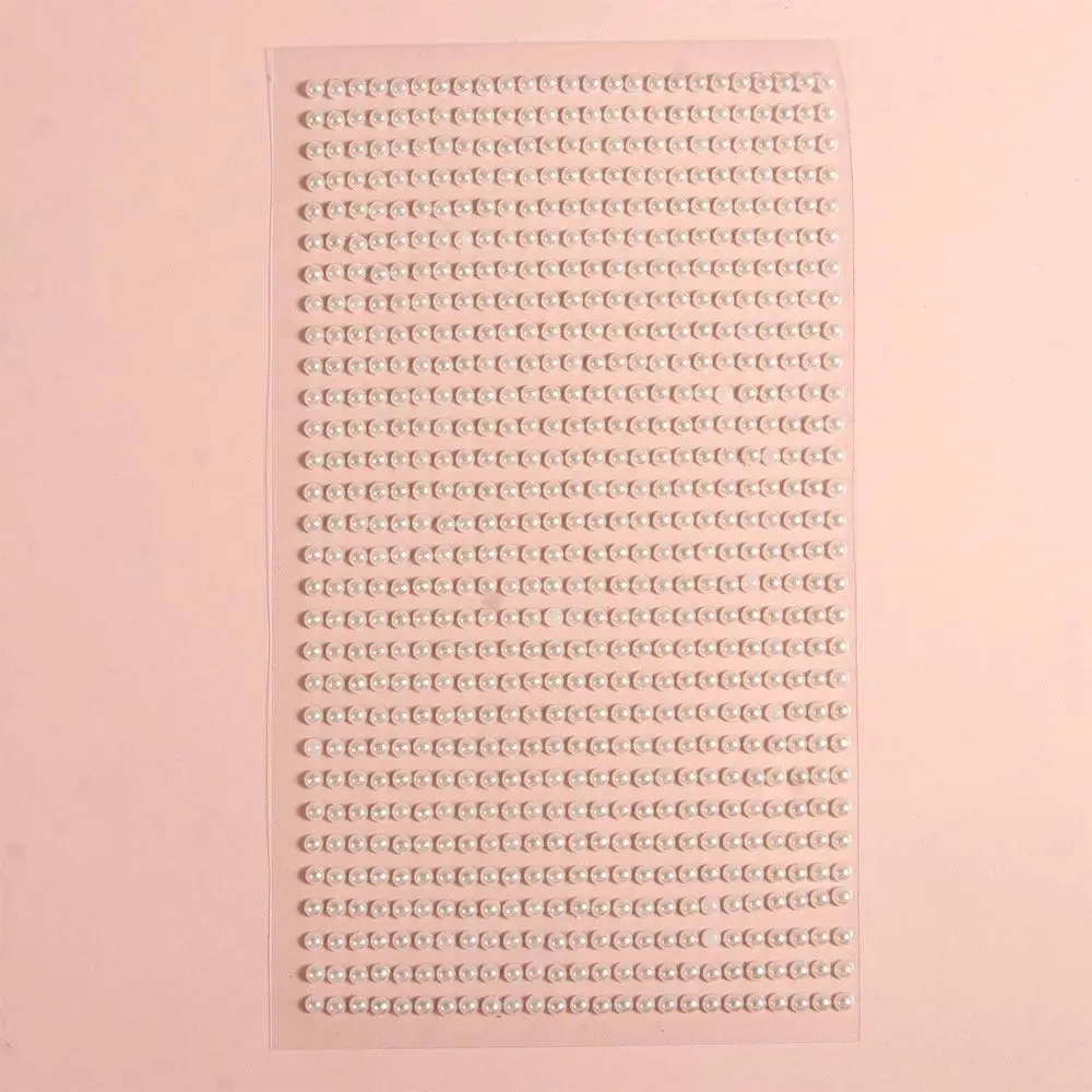 النساء عيون ماكياج الماس الراتنج الأبيض اللؤلؤ الجمال الوجه ملصقات DIY بها بنفسك هيئة الفن اكسسوارات الوشم المؤقت ثلاثية الأبعاد مسمار الراين #5