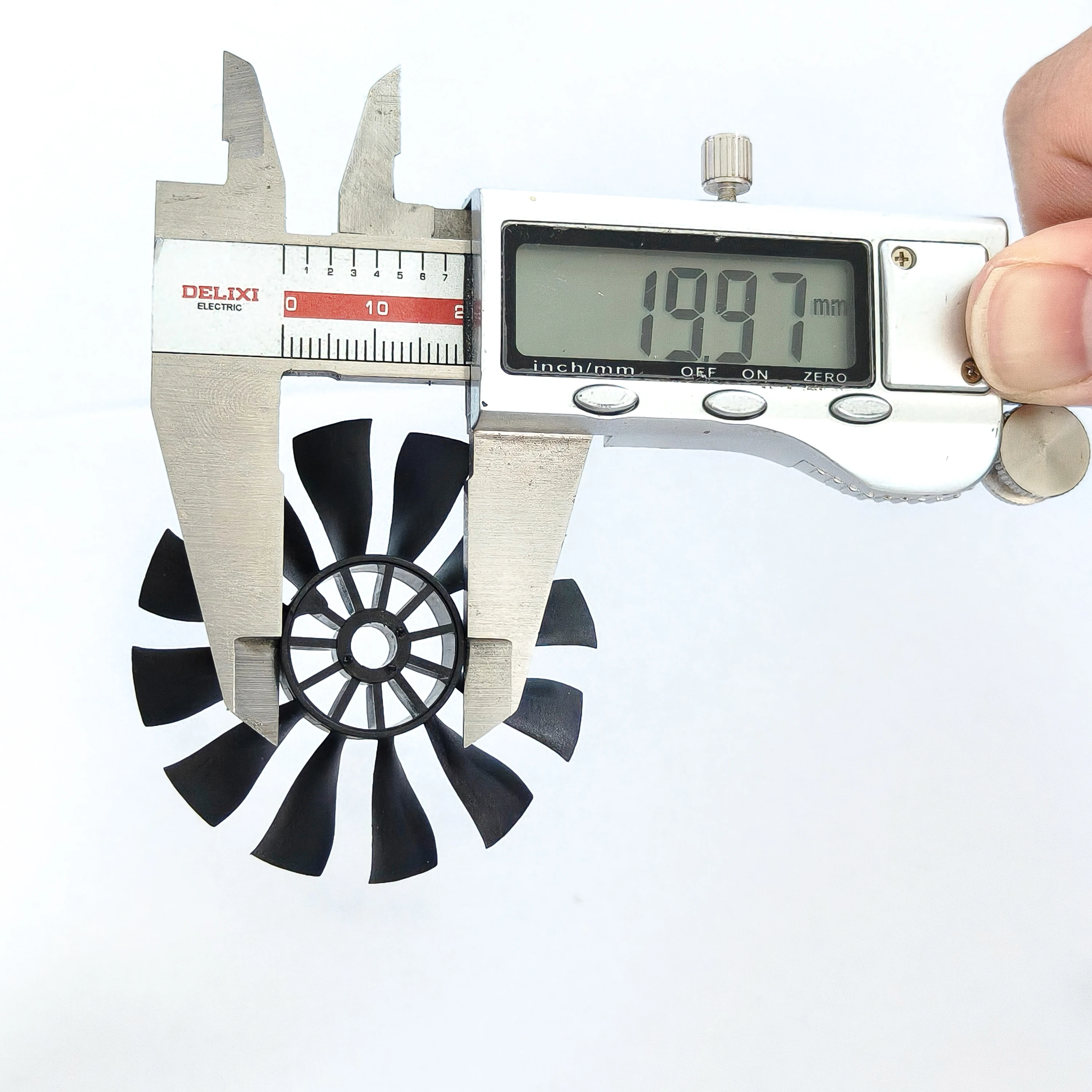 70mm 64mm 50mm Rotorblätter CW CCW 12-Blatt-Lüfter für QX-MOTOR EDF Kanalventilator Hochleistungslüfter DIY Ersatzteile – Detail 8