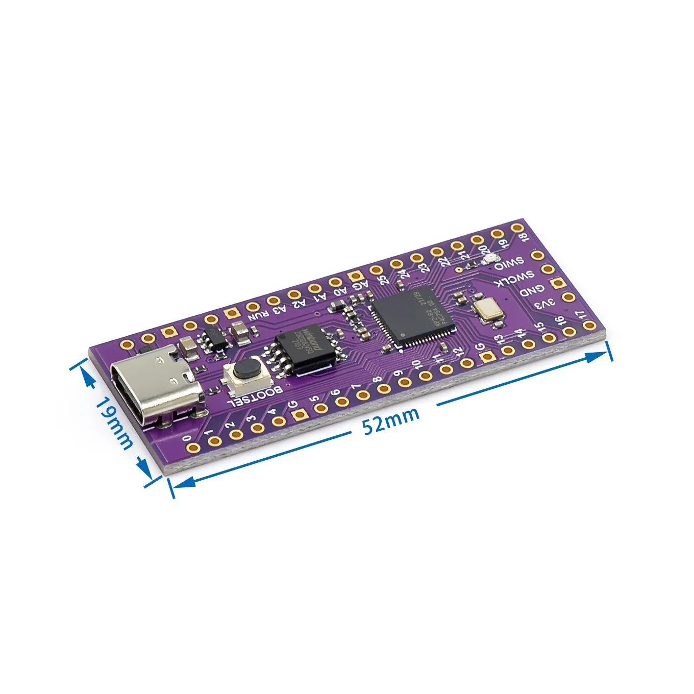 Ultimate Pico RP2040 128Mbit 16MB compatible with raspberry PI dual-core processors