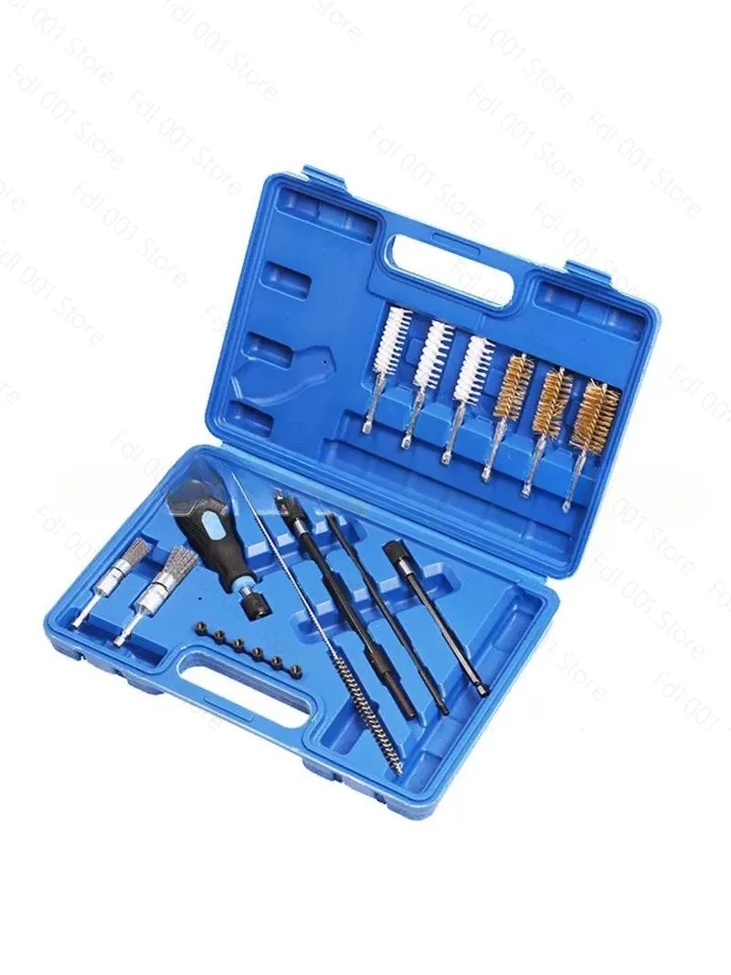 2026 is suitable for Laoski 19-piece auto repair fuel injector base cleaning auto repair tool set