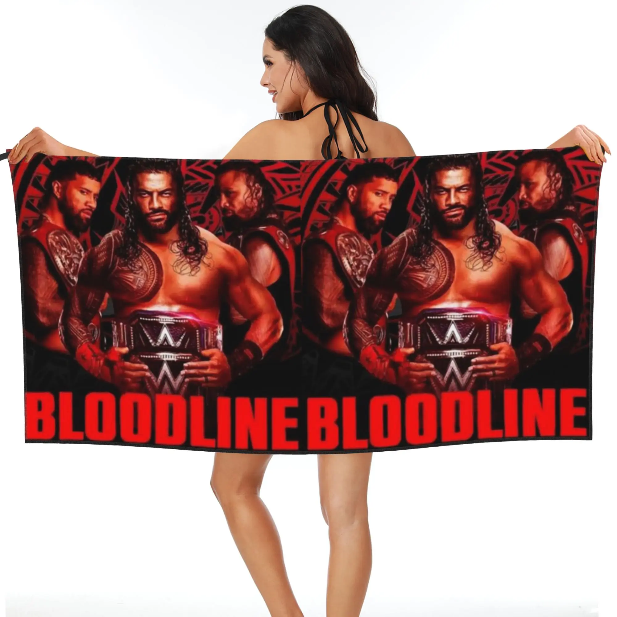 

Пляжное полотенце для борцов Романа Рейнса, мягкое, из микрофибры, быстросохнущее, впитывающее, для бассейна