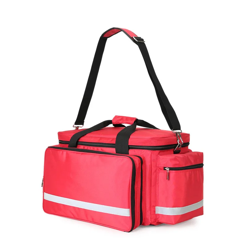 Imagem -02 - Kit de Primeiros Socorros Grande Capacidade Suprimentos Médicos Bolsa de Armazenamento Esportes Viagem Campo de Resgate Kit de Emergência Médico Visita Profissional