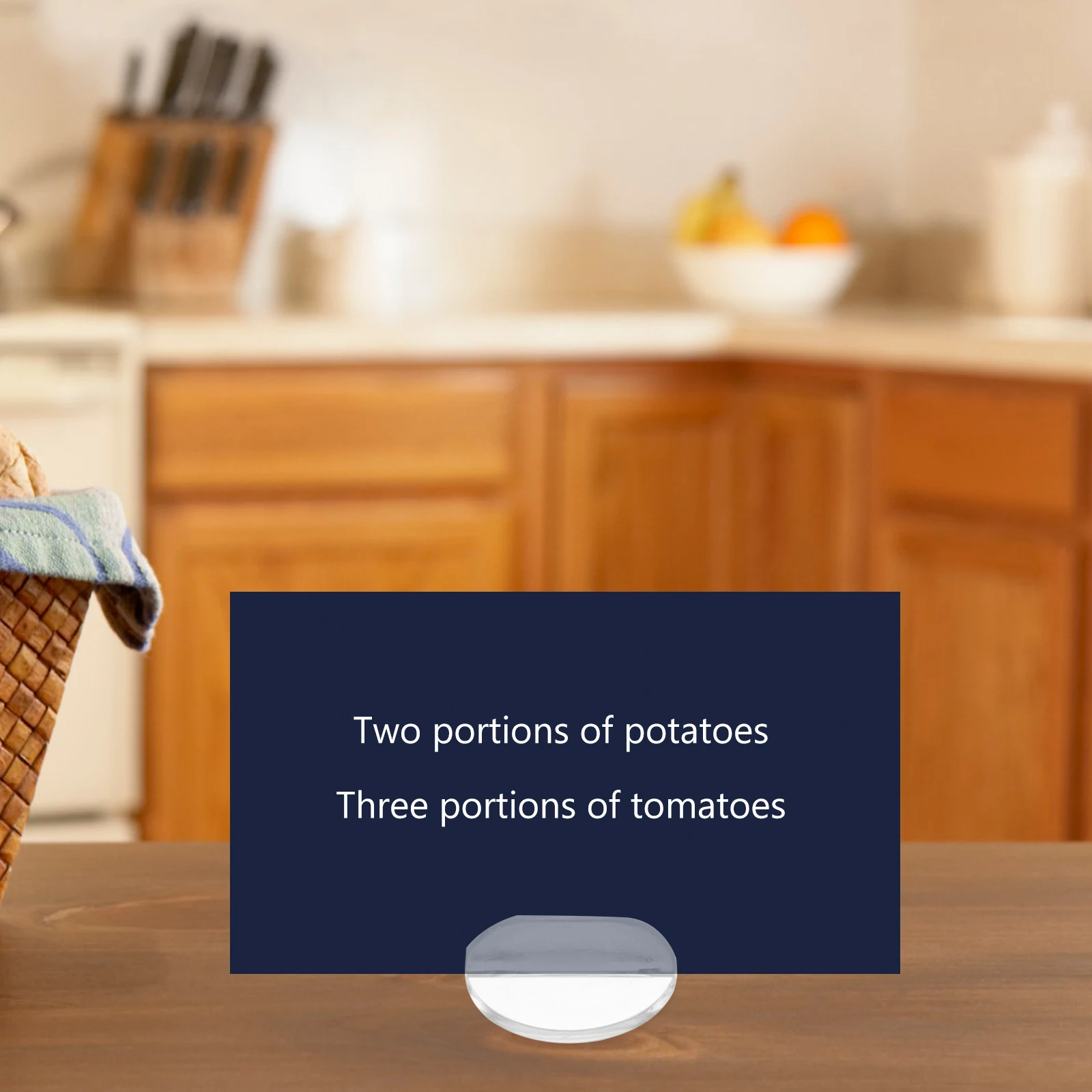 

Card Holder Organizer 50pcs Plastic Card Display Stand Tabletop Base for Office Desk 2.4x2.4x1cm